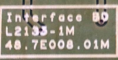 PLACA INTERFACE PARA MONITOR ACER / NUMERO DE PARTE 65.7E0Z1.C02 / 48.7E008.01M / L2133-1M / MODELO T272HL - Imagen 2